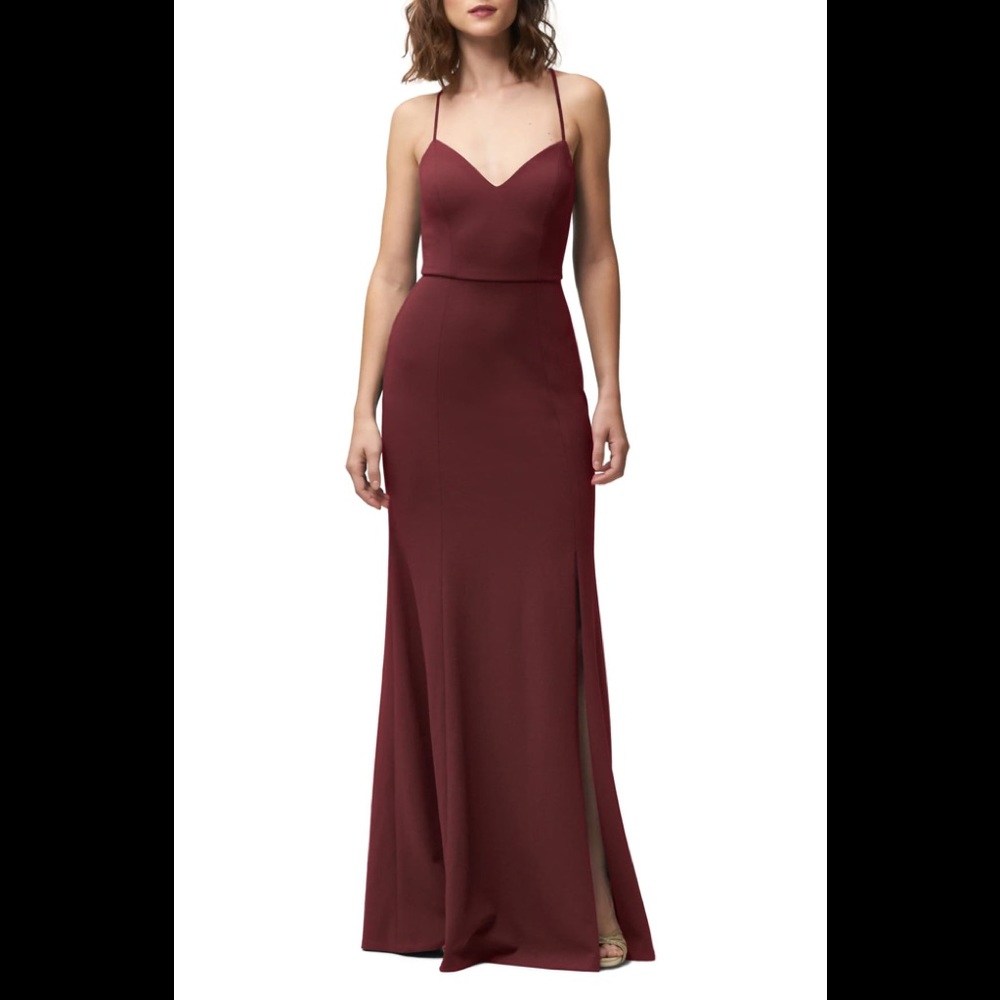 Jenny Yoo resse crepe gown 1814